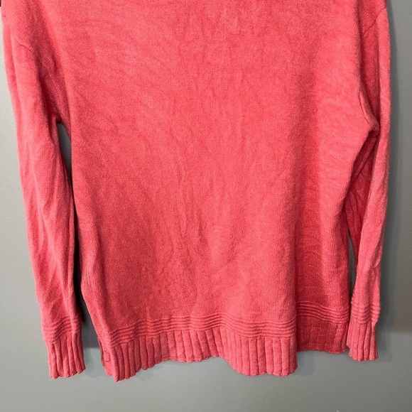 Anthropologie Margarita Mock Neck Tunic - Coral - Picture 8 of 10